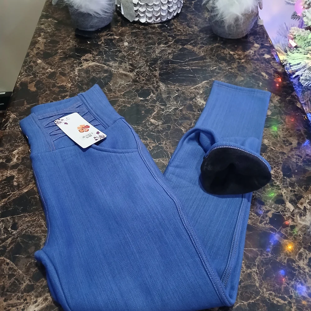 High Waisted Strecth Thermal/Fleece Lined Pants Size S/M for Women - Picture 1 of 5